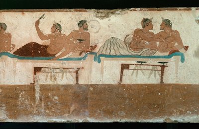 Das Begräbnisbankett von Erich Lessing