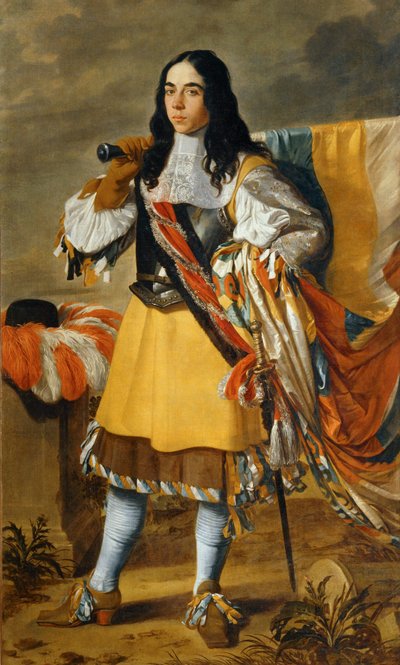 Ein Standartenträger von Erich Lessing