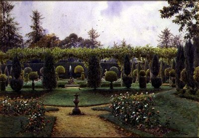 Grauer Tag, Brockenhurst, Hampshire von Ernest Arthur Rowe