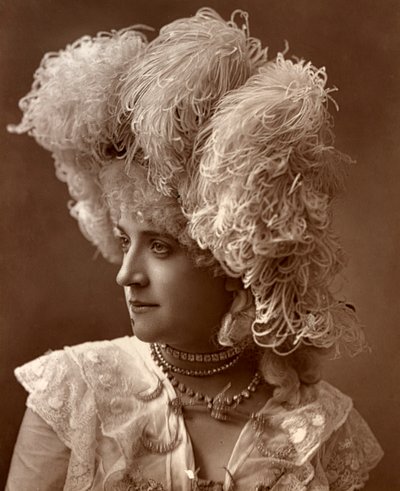 Miss Wadman, britische Schauspielerin von Ernest Barraud