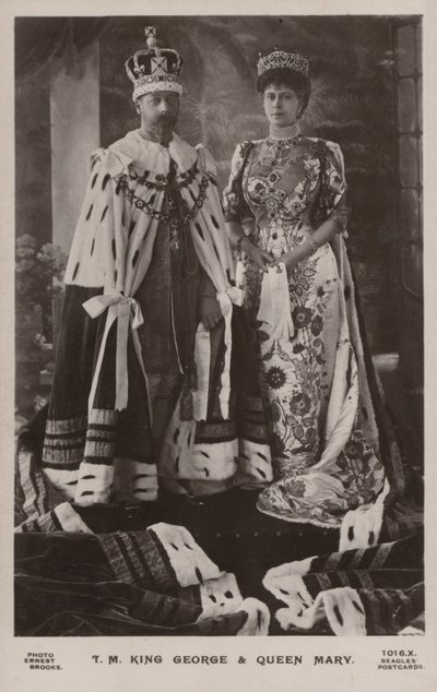 König Georg V. und Königin Mary von Ernest Brooks