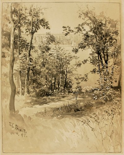 New York, Standort von Fort Washington, Blick auf Fort Lee von Ernest C. Peixotto