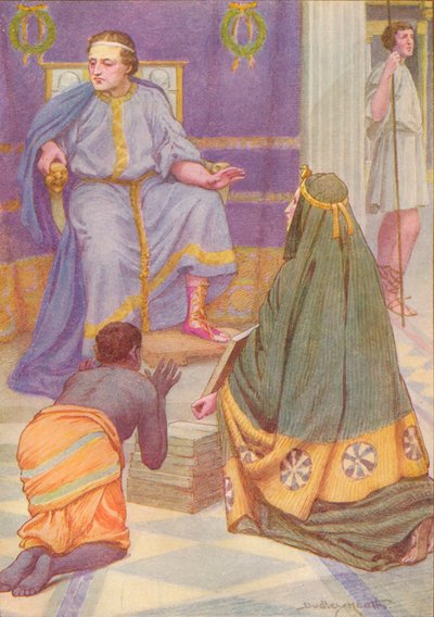 Sie trug neun Bücher in ihren Armen von Ernest Dudley Heath