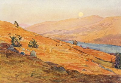Ein Aprilabend am Loch Tay Side von Ernest Edward Briggs