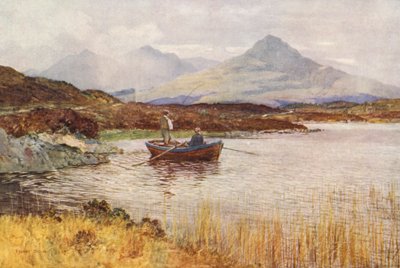 Loch Lundy und Ben Tee von oberhalb Invergarry von Ernest Edward Briggs