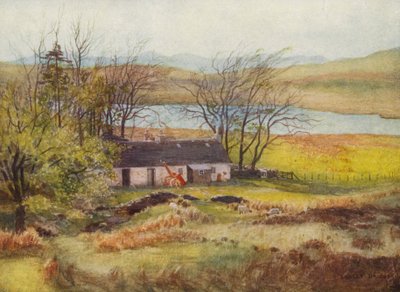 Das Haus des Försters am Loch Wee von Ernest Edward Briggs