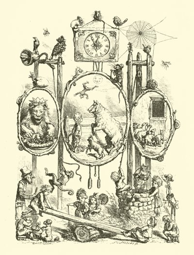 National Nursery Rhymes, Frontispiz von Ernest Henry Griset