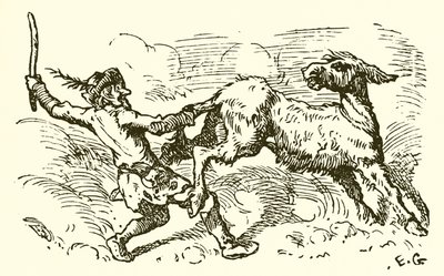 Der Esel im Löwenfell von Ernest Henry Griset