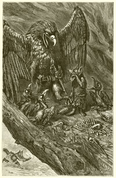 Der Adler und der Fuchs von Ernest Henry Griset