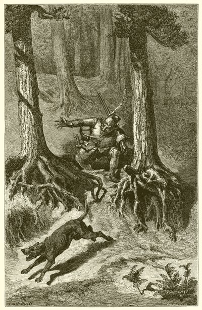 Der alte Hund von Ernest Henry Griset