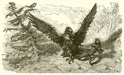 Der Spatz und der Hase von Ernest Henry Griset