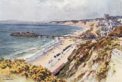 Bournemouth Pier und Strände von Eastcliff von Ernest William Haslehust