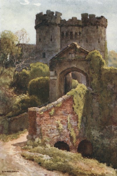 Carisbrooke Castle von Ernest William Haslehust