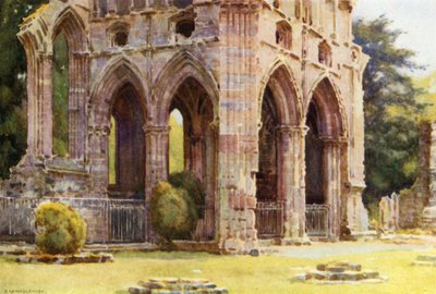 Dryburgh Abbey: Das Grab von Sir Walter Scott von Ernest William Haslehust