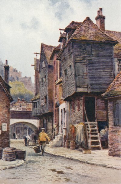 Fischerviertel, Folkestone von Ernest William Haslehust