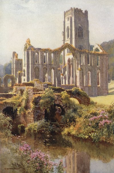 Fountains Abbey von Ernest William Haslehust