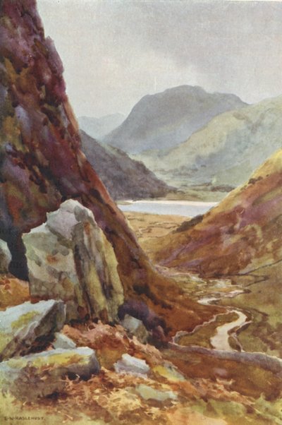 Kirkstone Pass und Brothers Water von Ernest William Haslehust
