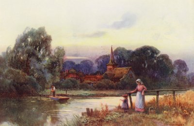 Themse: Moulsford Fähre von Ernest William Haslehust