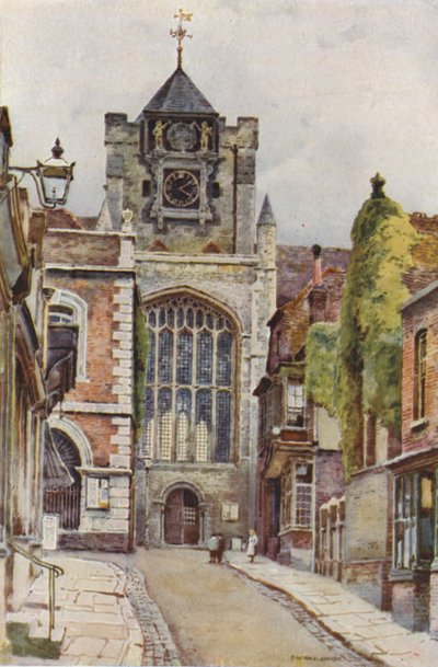 Rye Kirche von Ernest William Haslehust