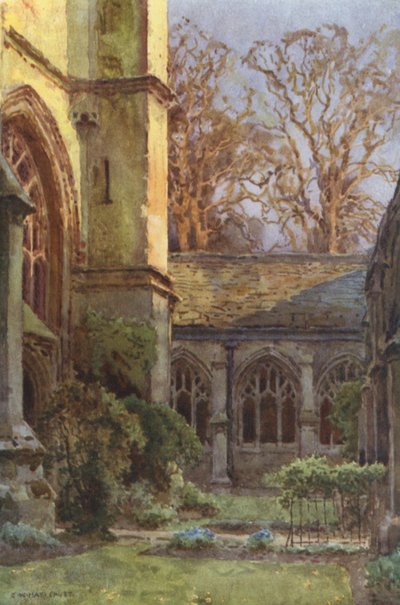 Die Kreuzgänge, Winchester College von Ernest William Haslehust