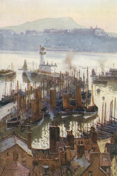 Der Hafen von der Altstadt von Ernest William Haslehust