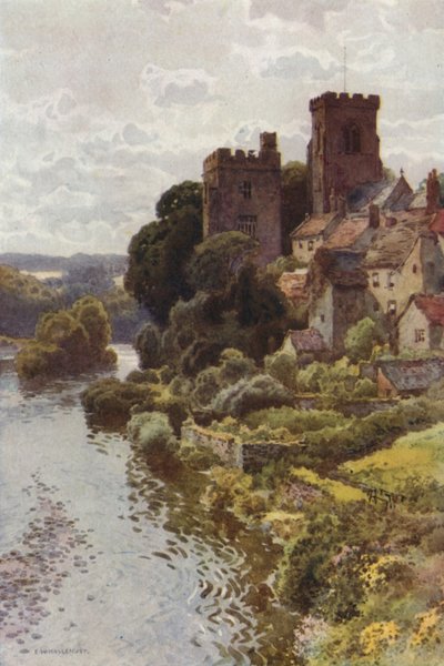 Das alte Dorf Tanfield von Ernest William Haslehust