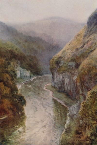 Der Wye bei Cressbrook Dale von Ernest William Haslehust