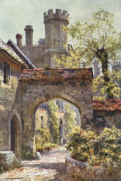 Winchester College: Das äußere Tor von "Arcadia" von Ernest William Haslehust