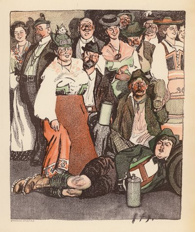 Illustration für Berliner Balle von Rideamus von Ernst (after) Heilemann
