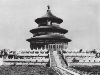 Peking, Tien tan, Chihli, Himmelstempel, Halle der jährlichen Gebete von Ernst Boerschmann