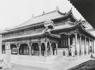 Wu tai shan, Hien tung sze, Shansi, Große Gebetshalle von Ernst Boerschmann