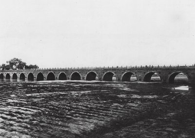Yenchoufu, Shantung, Brücke von Ernst Boerschmann