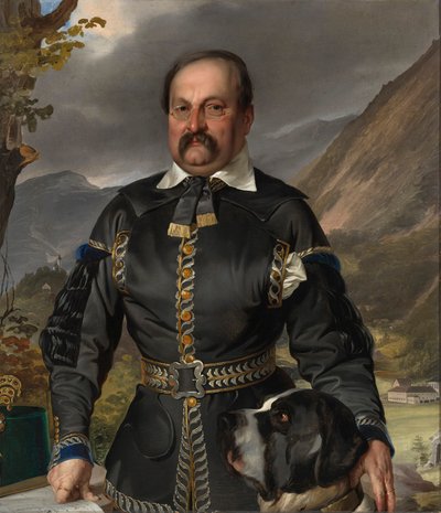 Franz Anton Ritter von Jakomini in Bergmannsuniform von Ernst Christian Moser