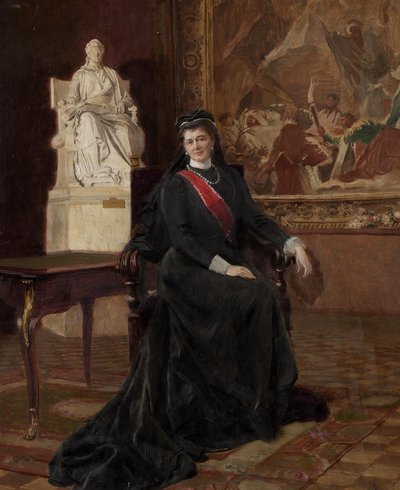 Großherzogin Maria Pawlowna von Russland als Witwe von Ernst Friedrich von Liphart