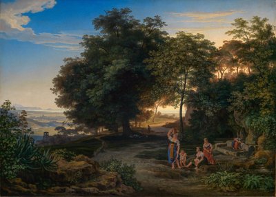 Landschaft im Latinergebirge von Ernst Fries