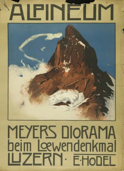 Meyers Diorama am Löwendenkmal Luzern von Ernst Hodel
