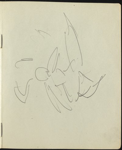 Tänzer und Darsteller Seite aus einem Skizzenbuch, ca. 1911 von Ernst Ludwig Kirchner