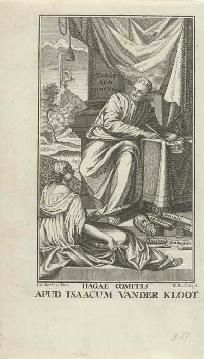 Titelblatt für Comedia für Terentius von Ernst Ludwig Creite