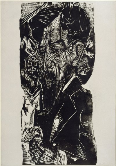 Bildnis Van Vloten von Ernst Ludwig Kirchner