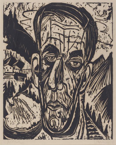 Kopf van de Velde, Hell von Ernst Ludwig Kirchner