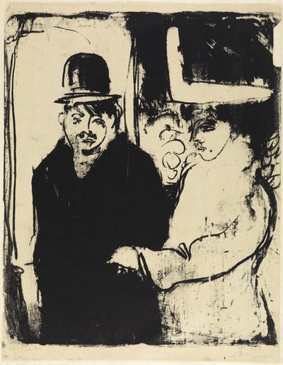 Kokotte und Zuhälter von Ernst Ludwig Kirchner