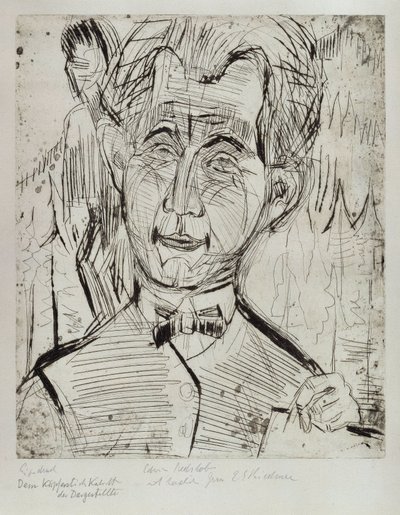 Porträt Dr. Redslob von Ernst Ludwig Kirchner