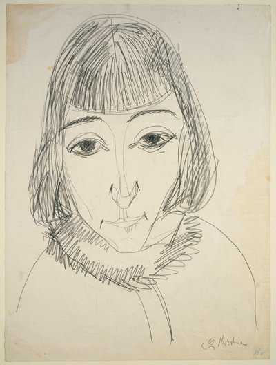 Porträt von Erna von Ernst Ludwig Kirchner