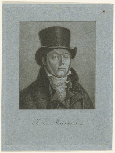 Porträt von Jacob Ernst Marcus von Ernst Willem Jan Bagelaar