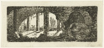 Ruine von Fort Sint-Pieter bei Maastricht von Ernst Willem Jan Bagelaar