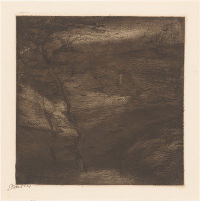 Abend in den Pyrenäen von Etha Fles (signed by artist)