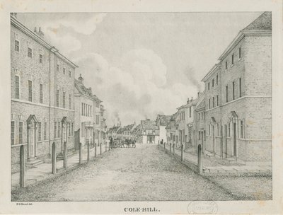 Tamworth - Cole-hill: Lithografie, undatiert [1796-1865] von Etienne Bruno Hamel