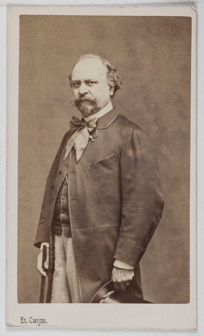 Porträt von Guiseppe Palizzi (1813-1887), italienischer Maler. von Etienne Carjat