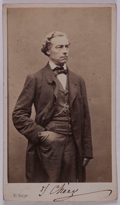 Porträt von Jules Chéry (1817-1910), (Schauspieler) von Etienne Carjat