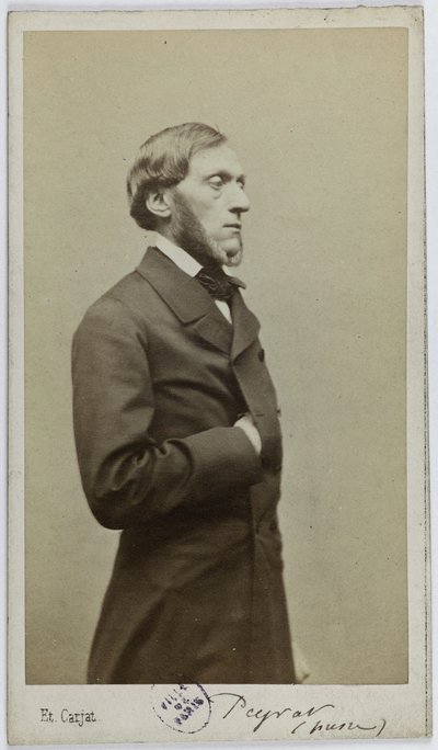 Porträt von Peyrat Alphonse, (1812 - 1890), (Publizist, Politiker) von Etienne Carjat